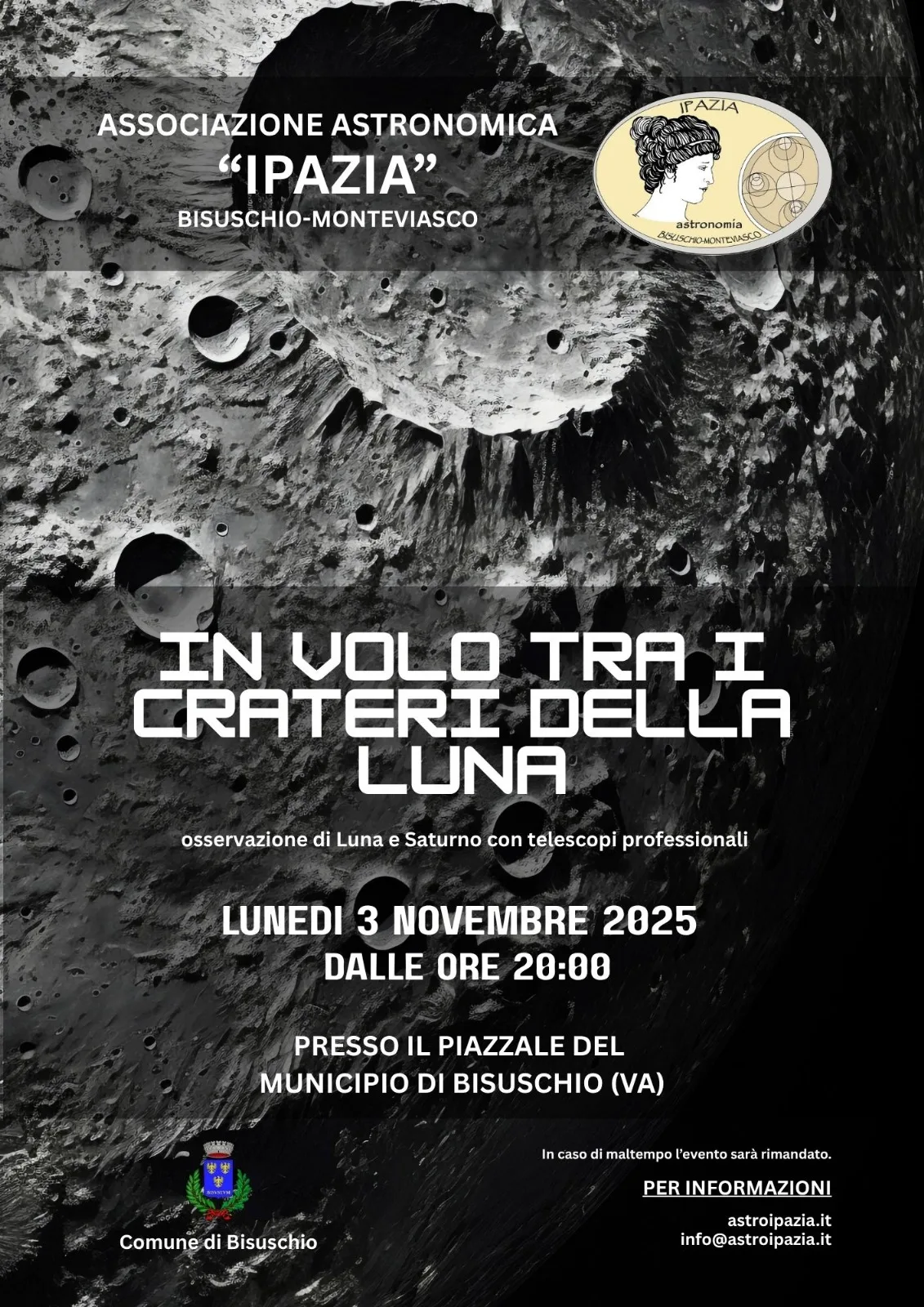 saturno, osservazione, osservazione pubblica, associazione astronomica, ipazia, associazione ipazia, osservazione saturno, osservare saturno, bisuschio, monteviasco, iniziative astronomiche, associazioni astronomiche a bisuschio, varese, associazioni astronomiche varese, osservazione saturno 2025, eventi varese, varese eventi pubblici, varese settembre 2025, varese eventi settembre 2025